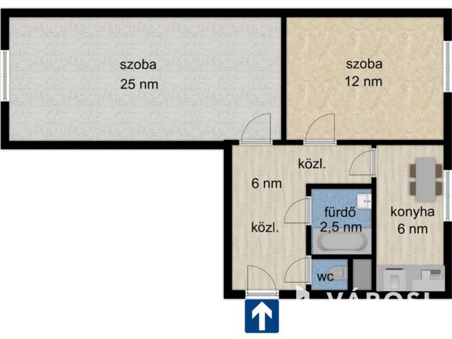 Dorozsmán, jó lokációval ,földszinti  lakás eladó.