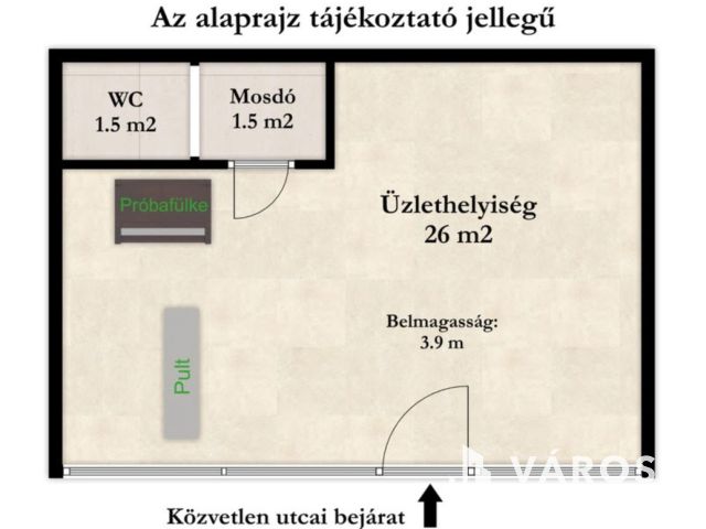 Belvárosi üzlet, amit nem lehet nem észrevenni